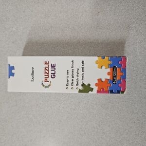 Updated Jigsaw Puzzle Glue  New Sponge Head for Adults and Children Clear(A-41)